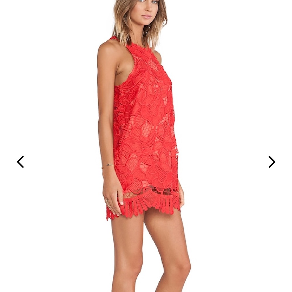 Lovers and Friends Caspian Coral Shift Dress XS Revolve Spring Vacation DressNew